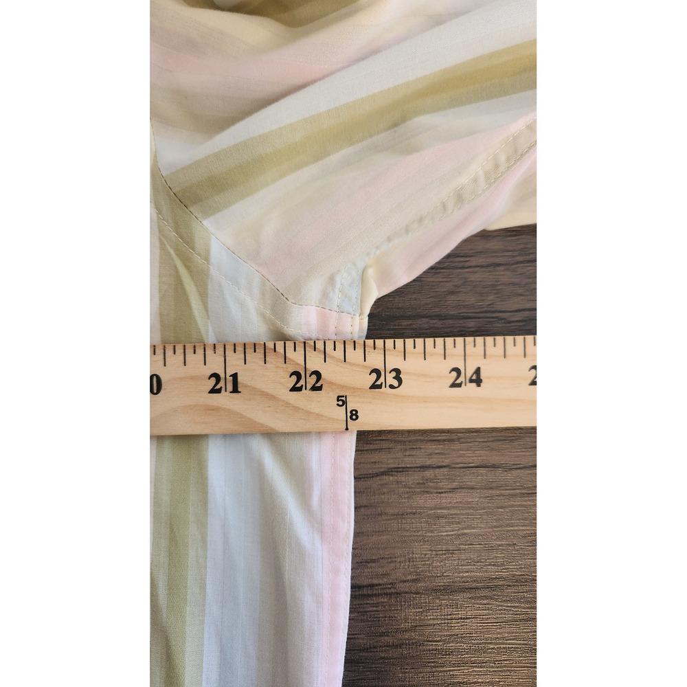 Ted Baker London Mens Pastel Striped Long Sleeve Button Up Shirt Size 4 16/40 - Picture 6 of 8
